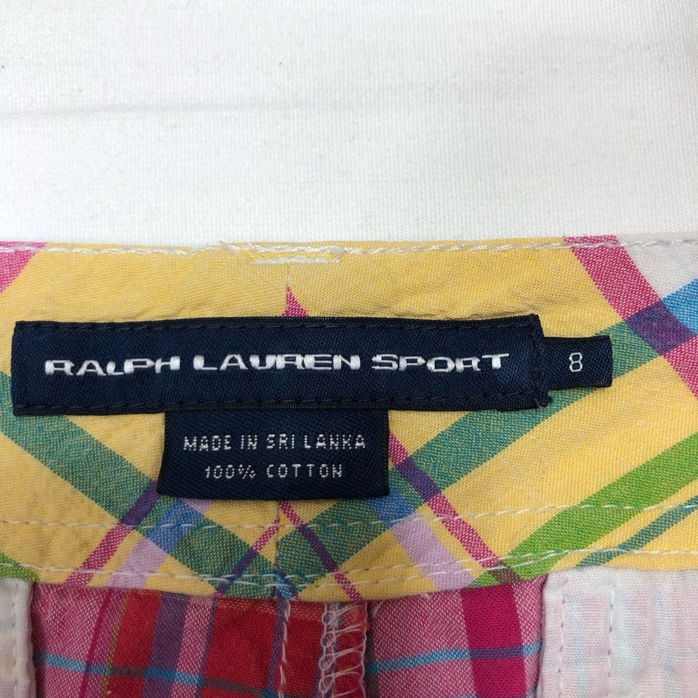 Ralph Lauren Sport Cotton Rainbow Summer Beach Cruise Golf Bermuda Shorts 8 - Picture 7 of 14